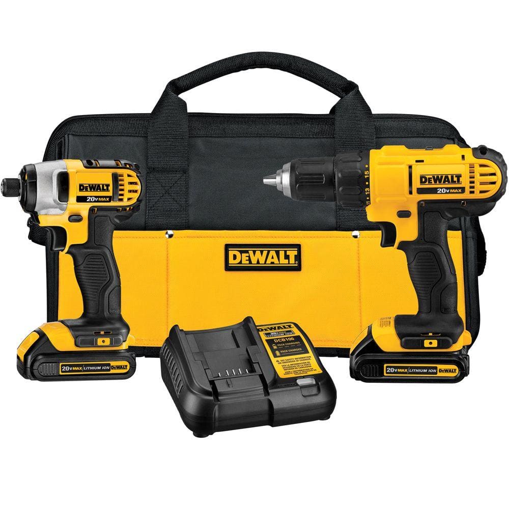 DeWalt Drill Driver Combo Kit 20V MAX Brushless 2-Tool Kit